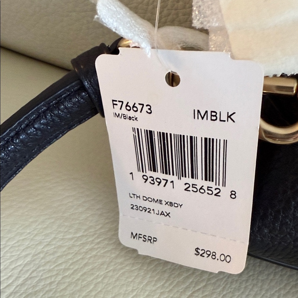 Coach Black Pebbled Leather Crossbody Bag - Picture 3 of 7